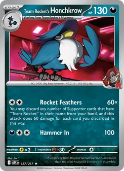 3 Team Rocket's Honchkrow