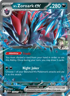 4 N's Zoroark ex