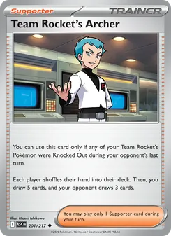 4 Team Rocket's Archer