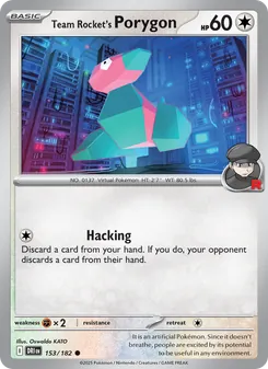 2 Team Rocket's Porygon