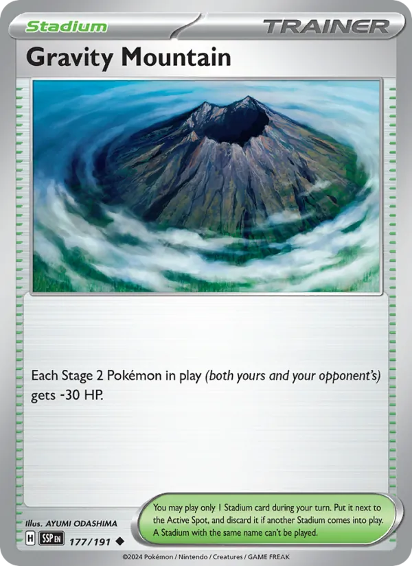 Carta Gravity Mountain, Surging Sparks 177