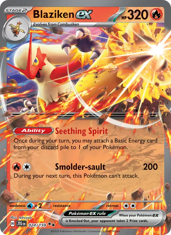 Carta Blaziken ex, Journey Together 24